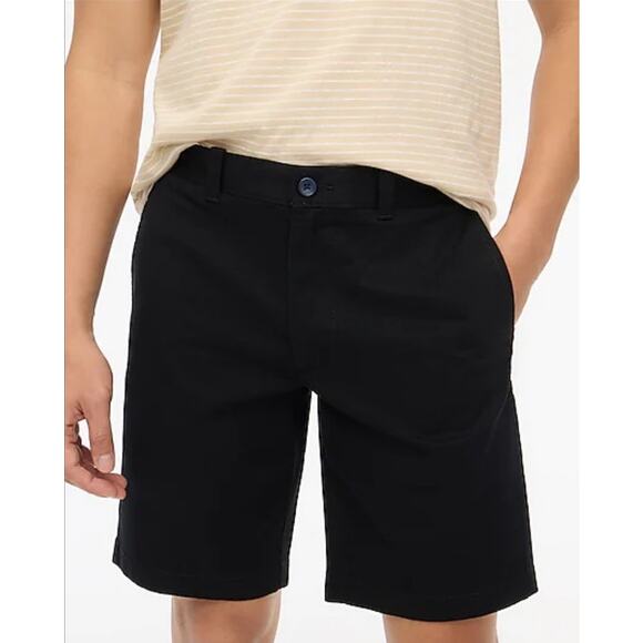 J Crew 9" Flex Chino Khaki Casual Everyday Trendy Shorts US Men's 30 New - Picture 1 of 6